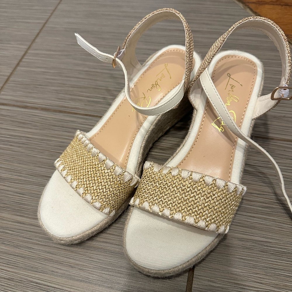 London Rag Wedge Sandals